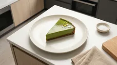 焼かない抹茶ロータルト:カシューナッツ×ココナッツで濃厚クリーム、冷やしてきれいに固める