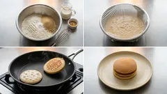 混ぜすぎない→30分休ませるでふんわり。基本のどら焼き生地をフライパンで